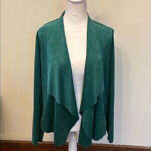 Jules &Leopold Elegant Green Women's Open Jacket Size M EUC